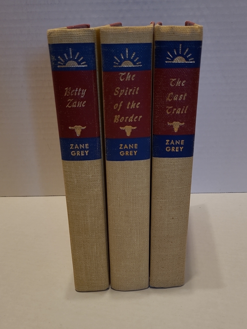 Beige and Red Decorative Book Set - Classic Home Accents